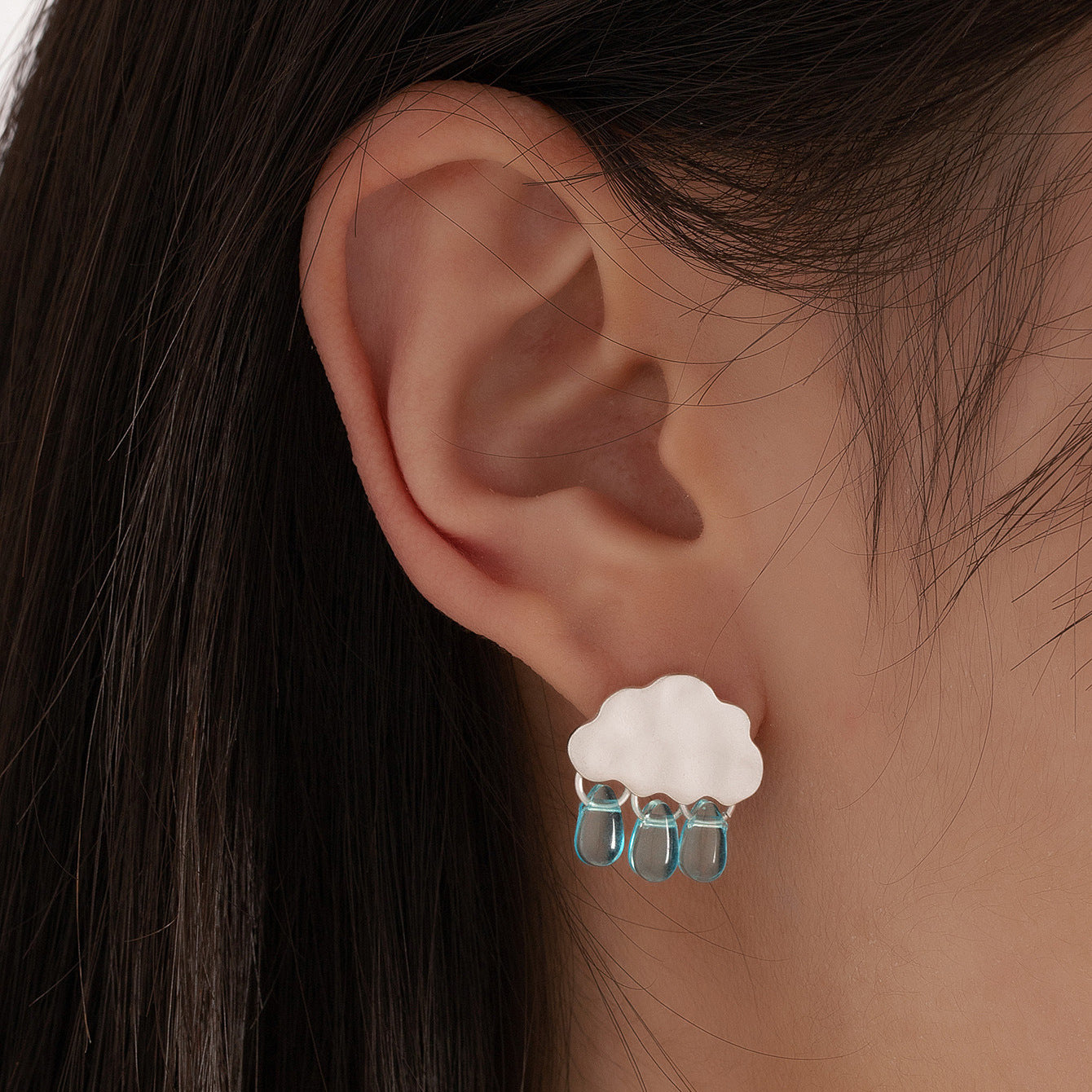 Alloy Fresh Small Cloud Earrings MIC-RMM003