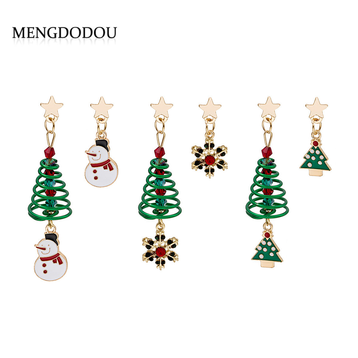 Alloy New Christmas Collection Earrings MIC-QingH020