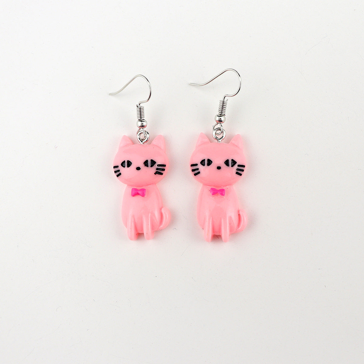 Acrylic Cute Cat Earrings MIC-NiQ036