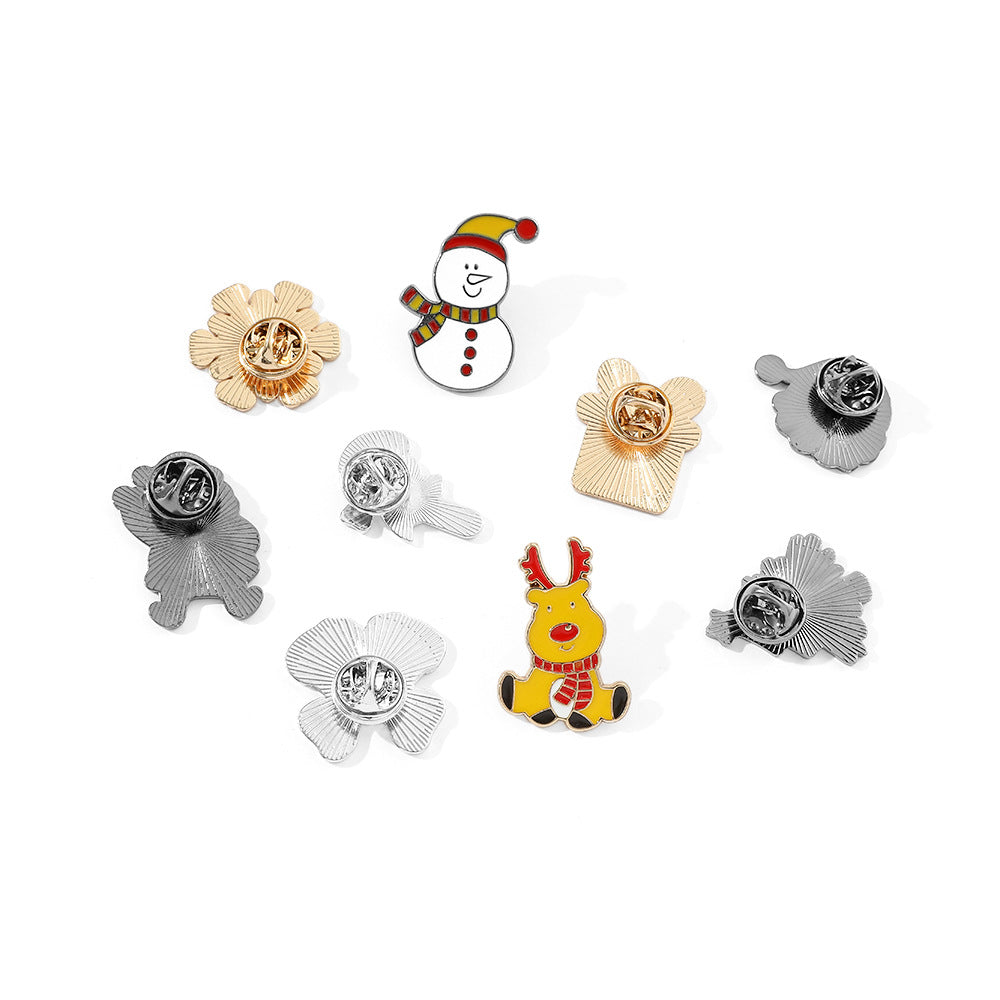 Alloy Christmas creative brooch (Minimo de Compra 2) MIC-HaoY009