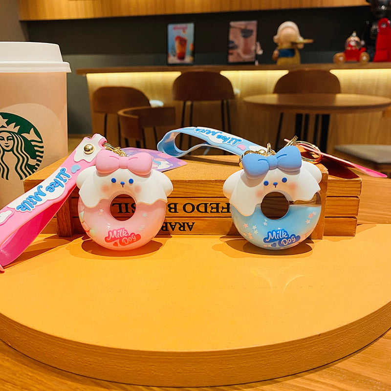 PVC cute donut keychain MIC-HongL004