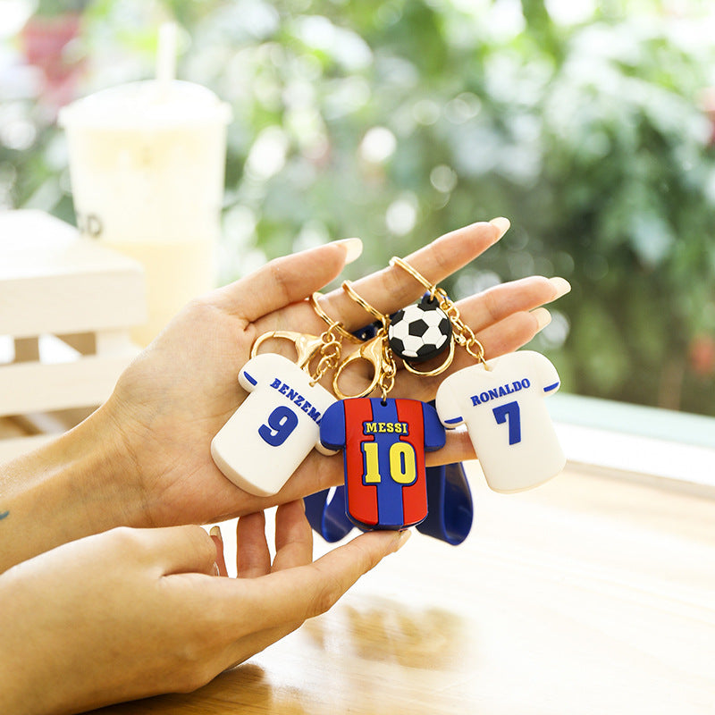 Keychain PVC World Cup Fan Souvenir Pendant Minimo de compra 2 XHuang004