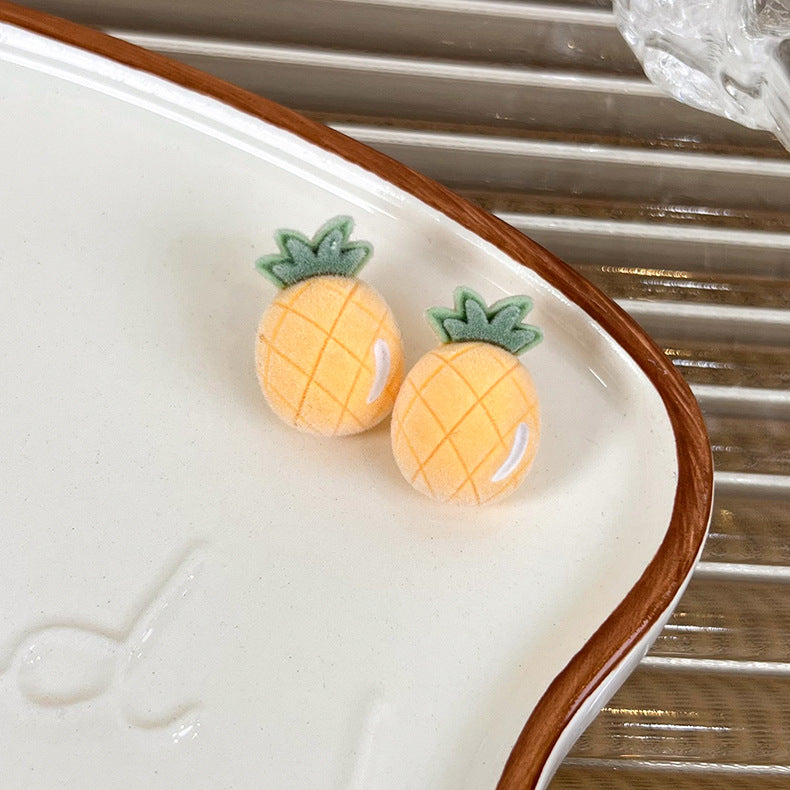 Alloy Sweet Plucked Fruit Earrings MIC-MiS021