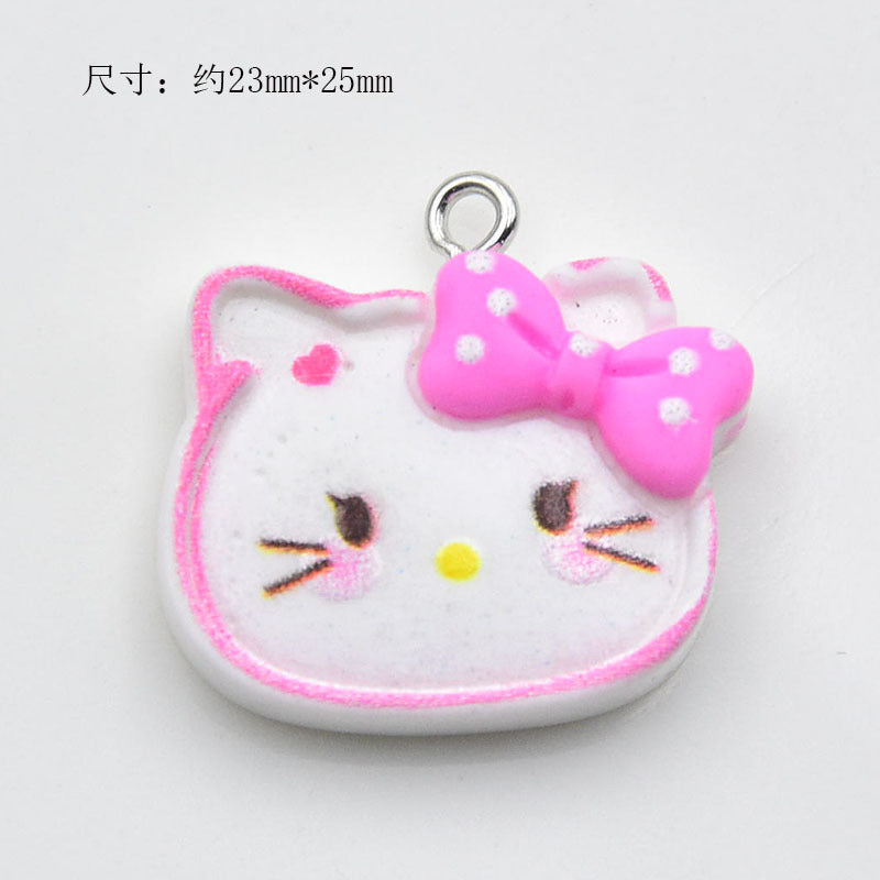 Resin glossy border cartoon animal accessories MYA-ZhiB005