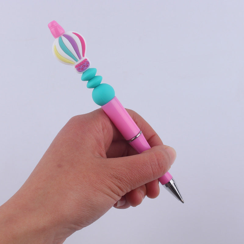 Creative Handmade Silicone Hot Air Balloon DIY Bead Pen GuangTian001