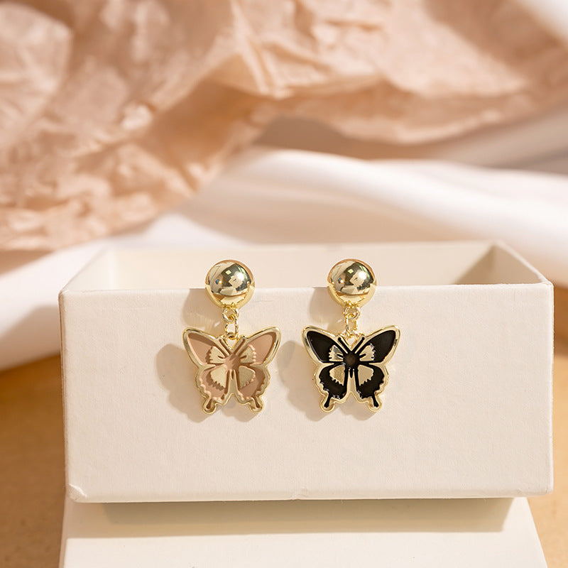 Alloy color matching bow earrings (Minimo de Compra 2) MIC-MDD058