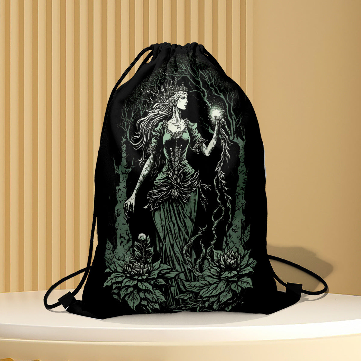 Polyester Halloween drawstring backpack (Minimo de Compra 2) MIC-QB003