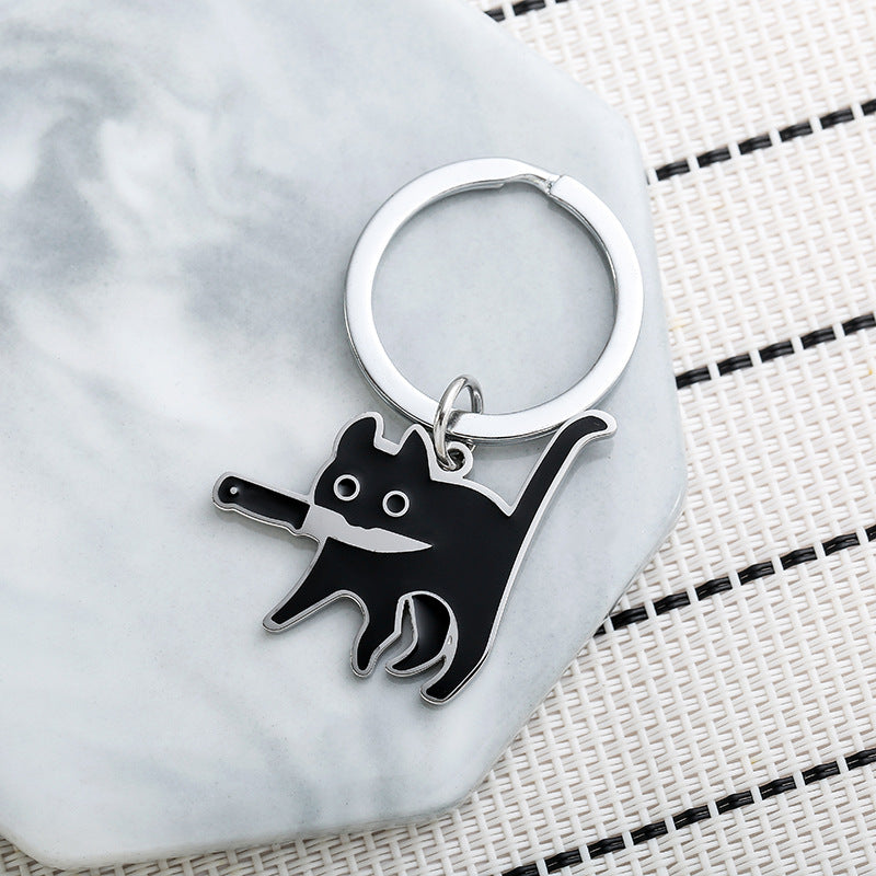 Stainless steel Halloween series keychain MYA-XinJ012