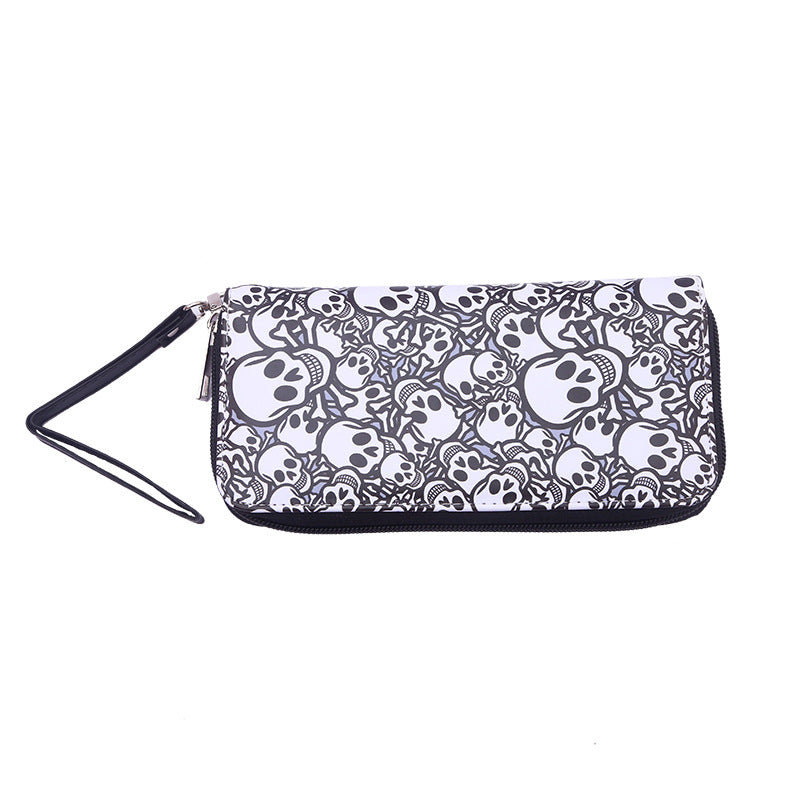 PU Funny Skull Wallet MYA-MaoM003