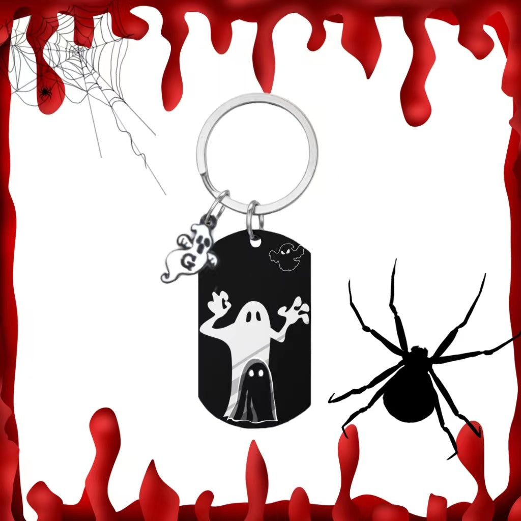 Stainless steel Halloween series keychain MYA-XinJ015