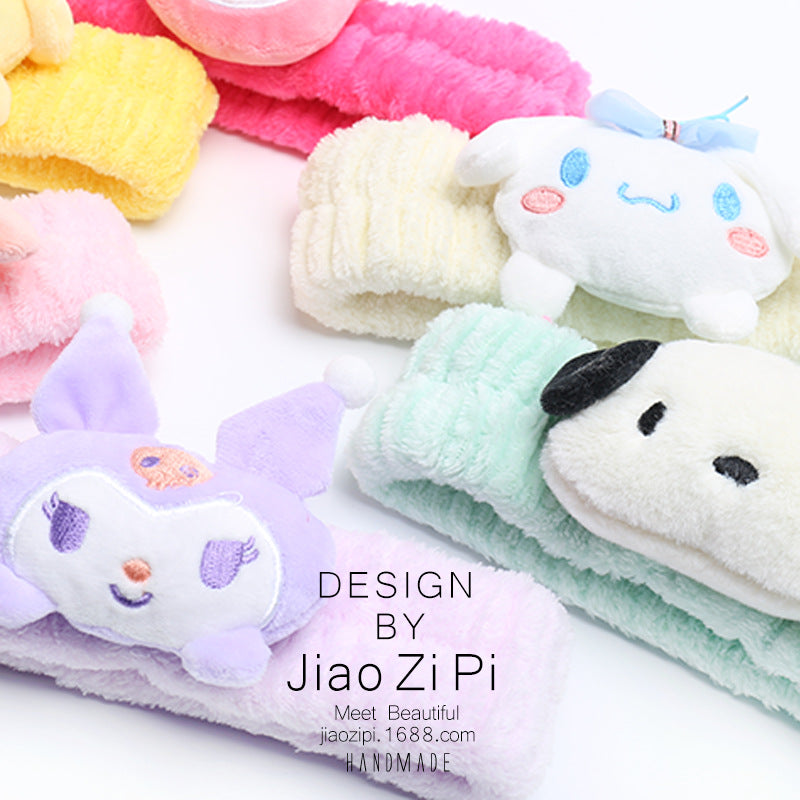 Plush facial wash and makeup headband (Minimo de Compra 2) MIC-JZP012