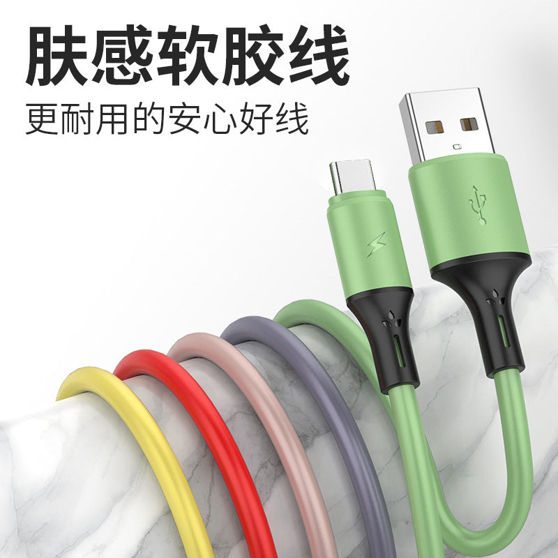 TPE liquid silicone data cable (Minimo de compra 2) MYA-TengF001