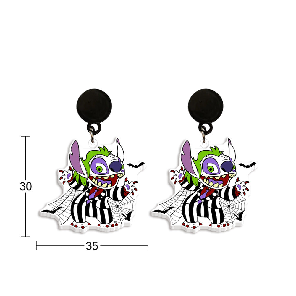 Alloy cartoon cute earrings (Minimo de Compra 2) MYA-ZhaoH001