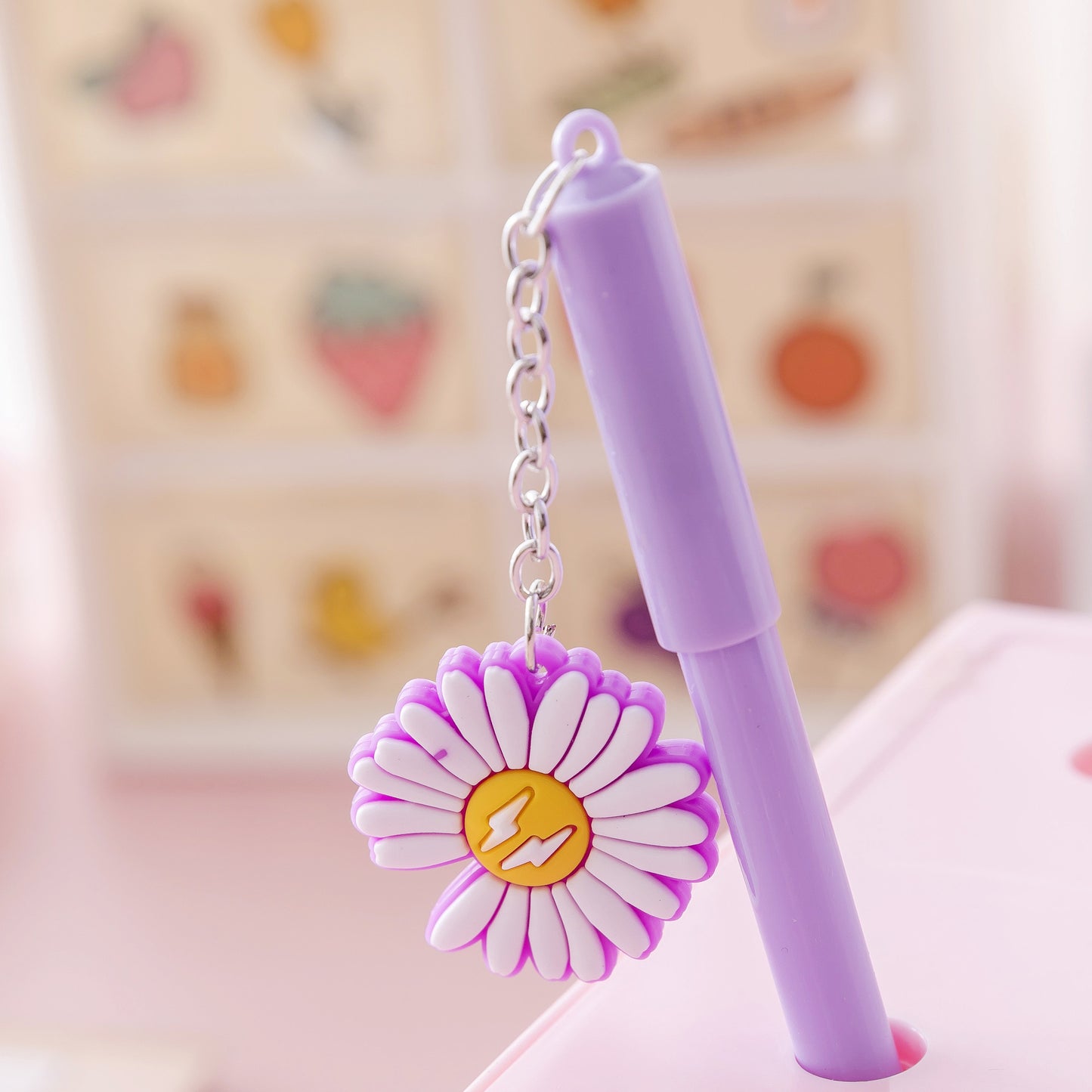 pendant small flower cartoon student fountain pen XuF003