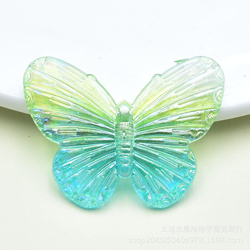 Resin gradient butterfly accessories MIC-HuiX008