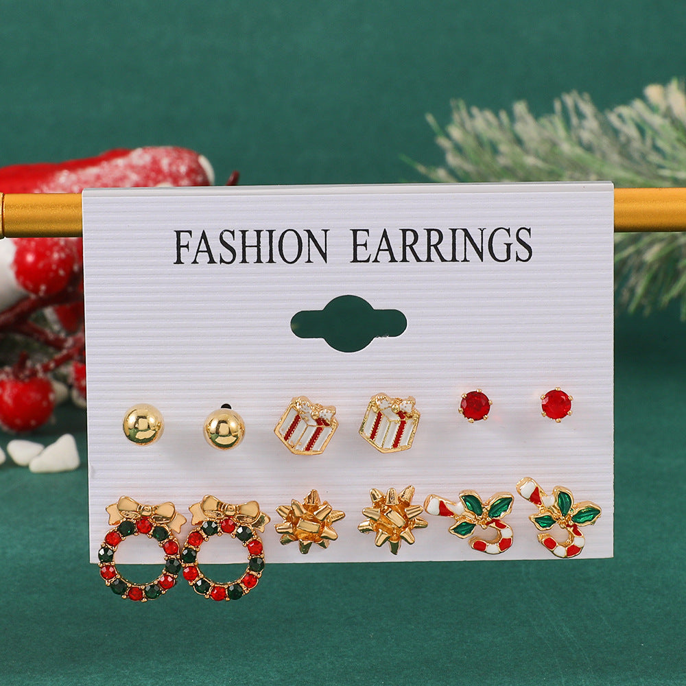 Alloy Deer Crutch Earrings (Minimo de Compra 2) MIC-MiaoY095