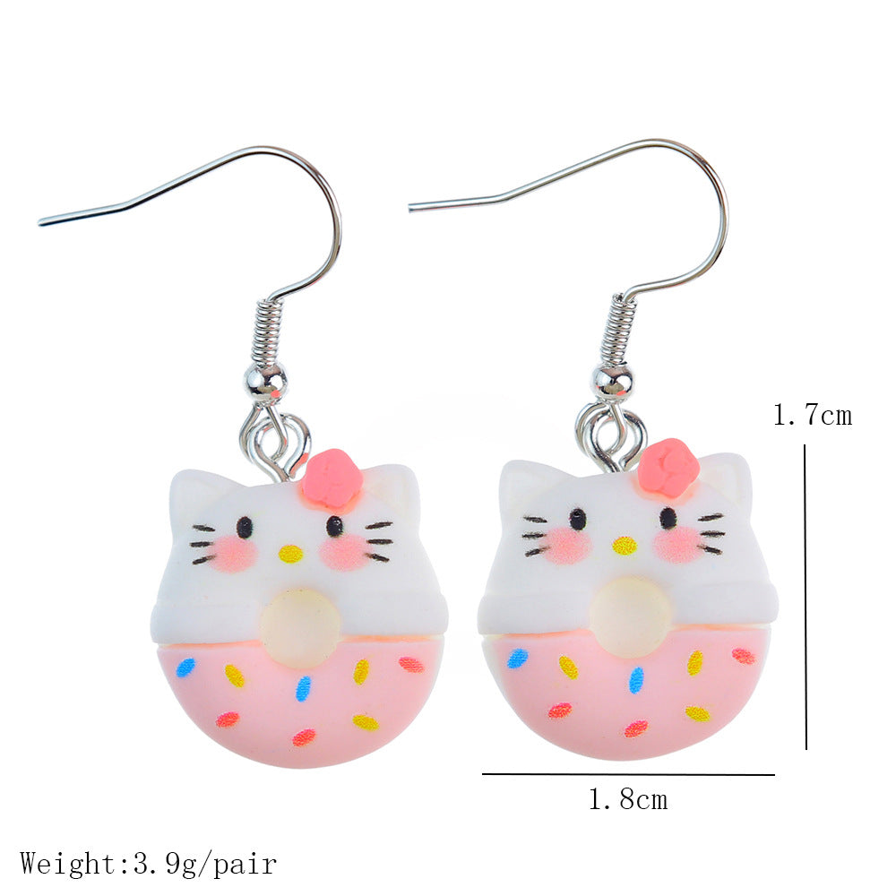 Cat Earrings US-NiQ005