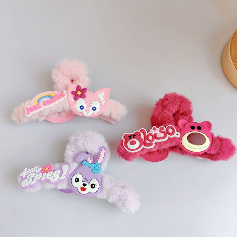 Resin cartoon cute hair clip (Minimo de compra 12) MYA-ZiZ012