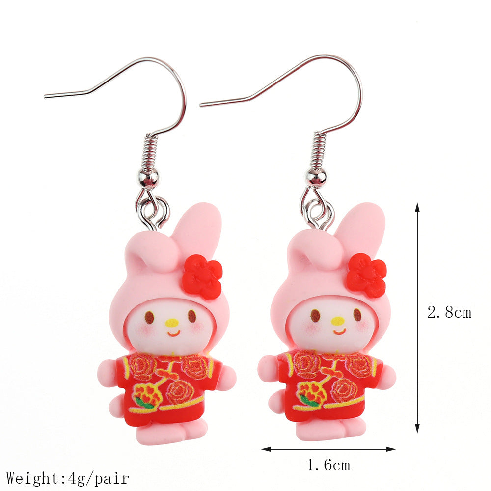 Cute cartoon earrings MIC-NiQ003