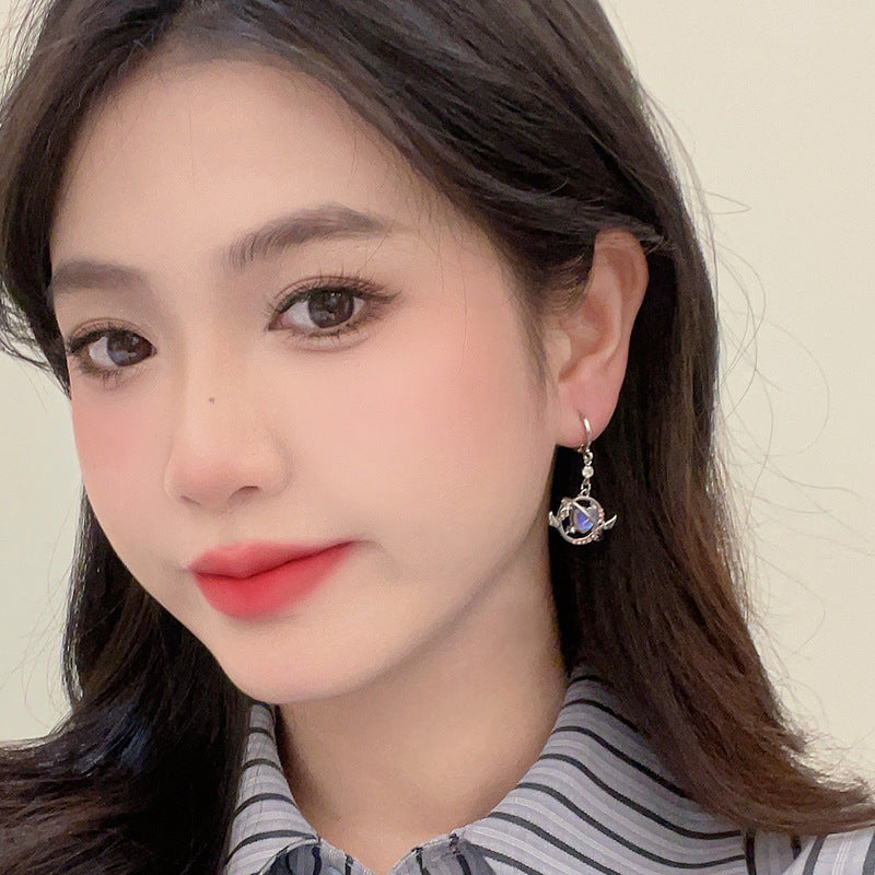 Alloy Colorful Love Earrings MYA-BLD089