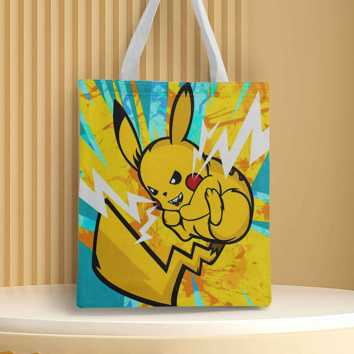 Polyester cartoon canvas shoulder bag (Minimo de Compra 2) MYA-QB004