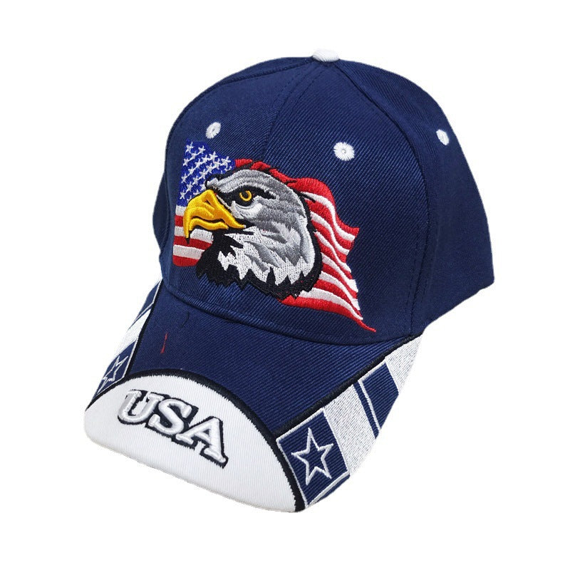 Cotton eagle embroidered Baseball cap (Minimo de compra 2)  MYA-BoD004