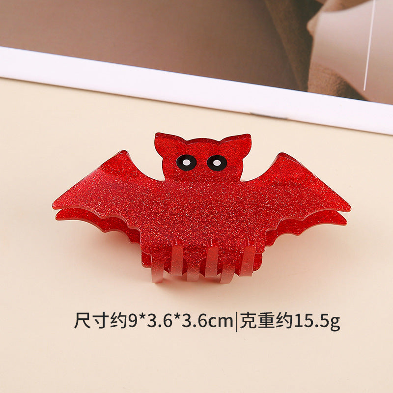 Plastic Halloween Bat Funny Hair Clip (Minimo de Compra 2) MIC-SanE003