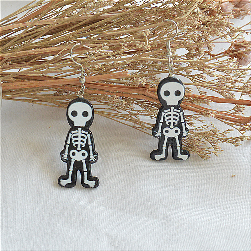 Acrylic horror and funny ghost earrings MYA-XieN059