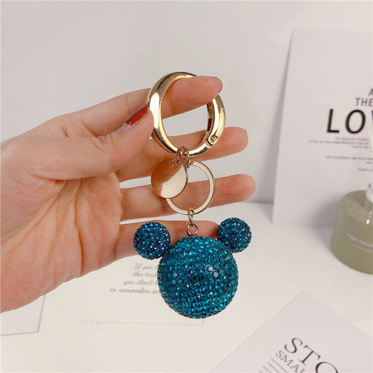 Diamond cartoon doll key chain  （Minimo de compra 2） MYA-LianX002