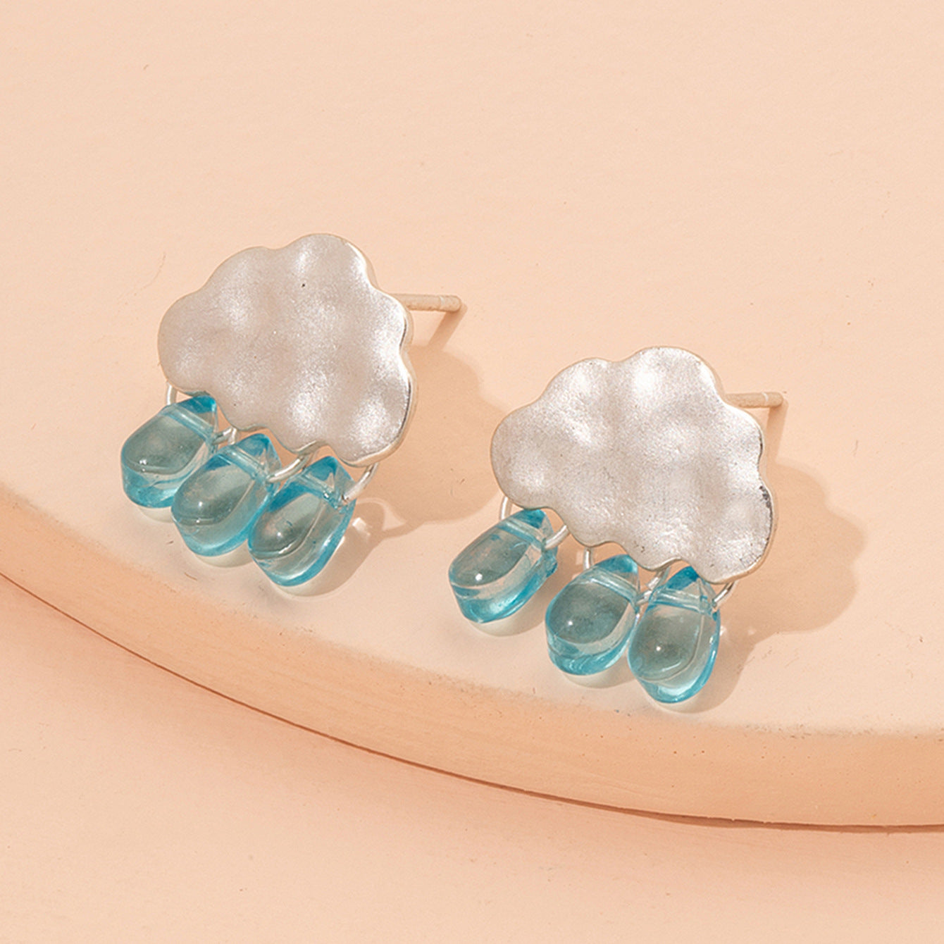 Alloy Fresh Small Cloud Earrings MIC-RMM003