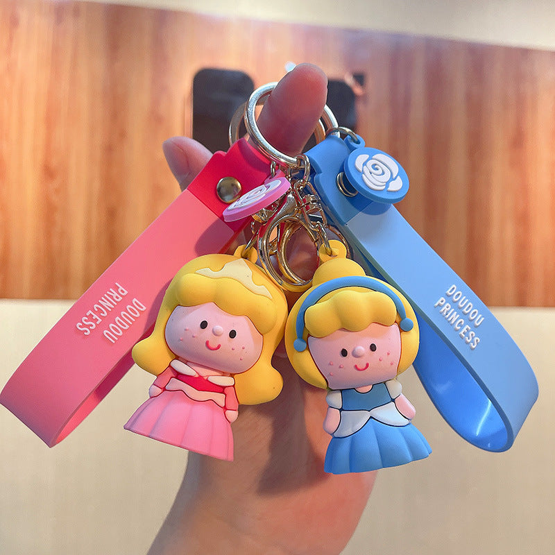 PVC Bean Princess Keychain MIC-JinG002