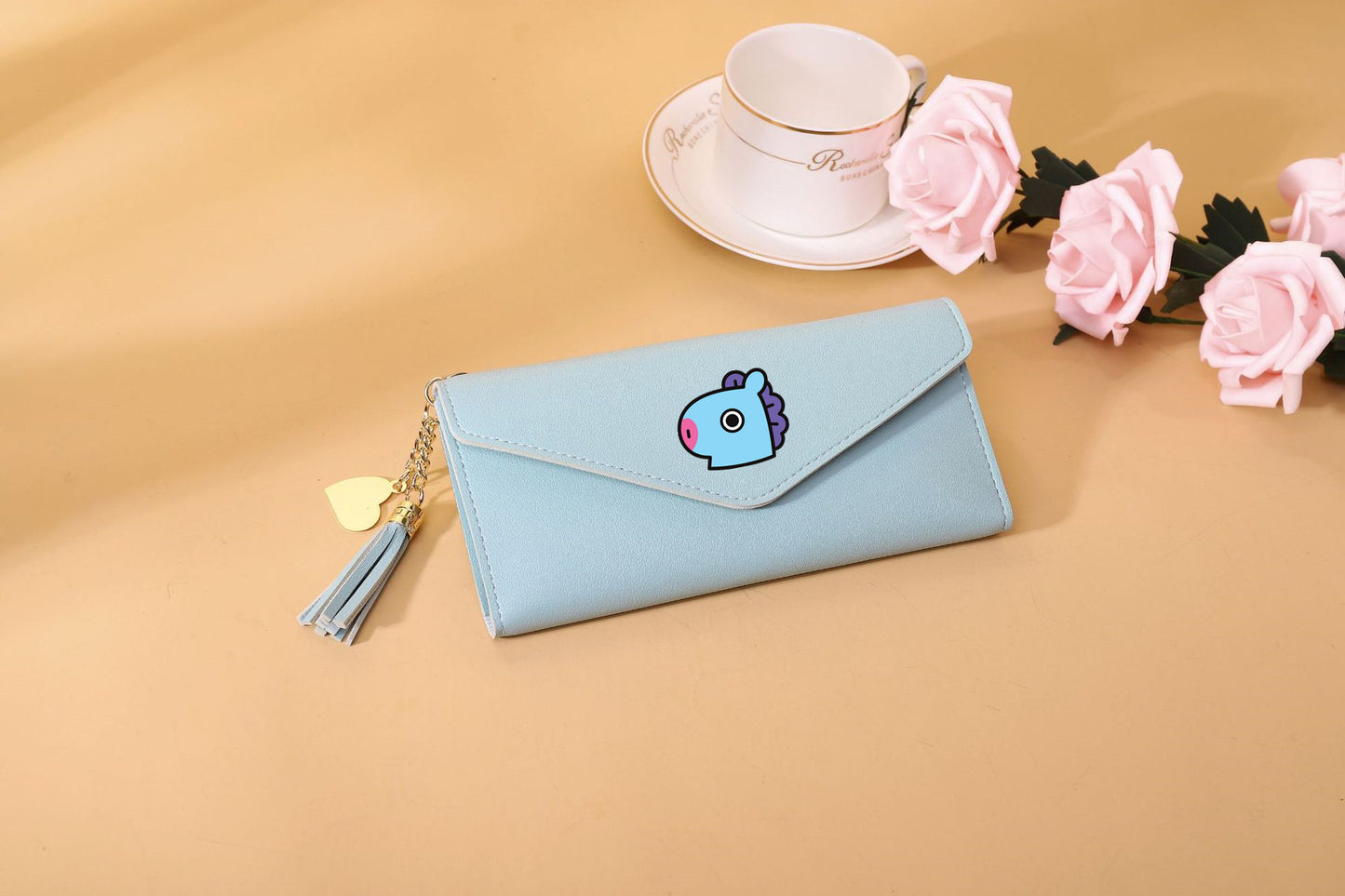 PU cartoon cute card bag tassel wallet MIC-XingY009