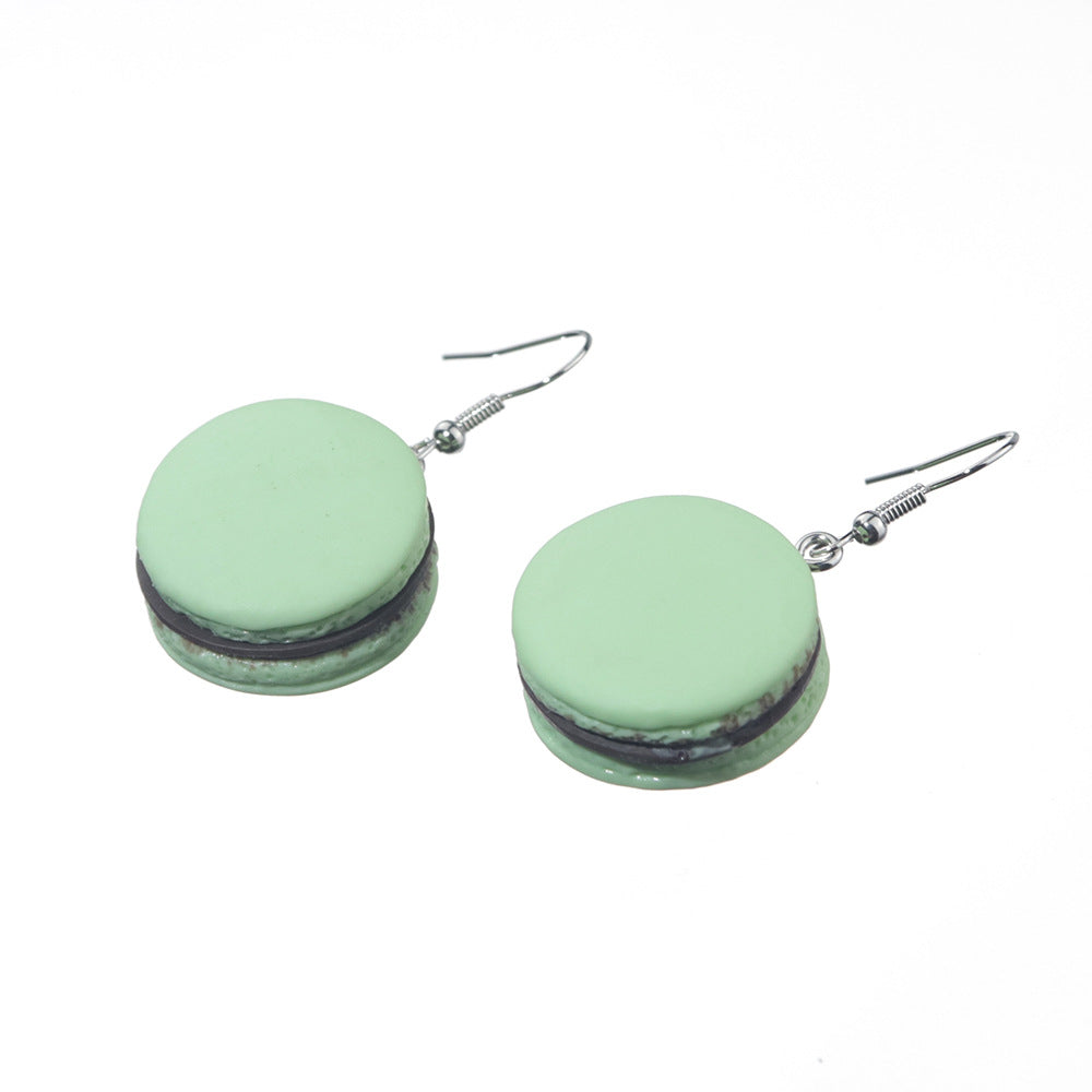 Earrings Plastic Simulation Macaron Burgers Minimo de compra 2 niqing006