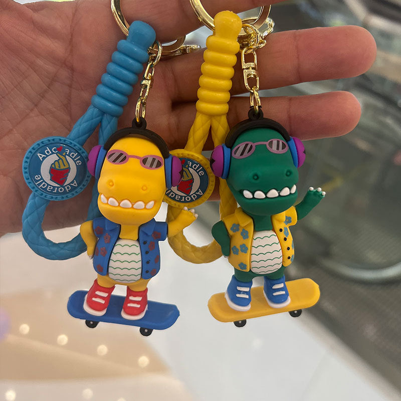 PVC sports dinosaur cartoon keychain MIC-MiaoY075