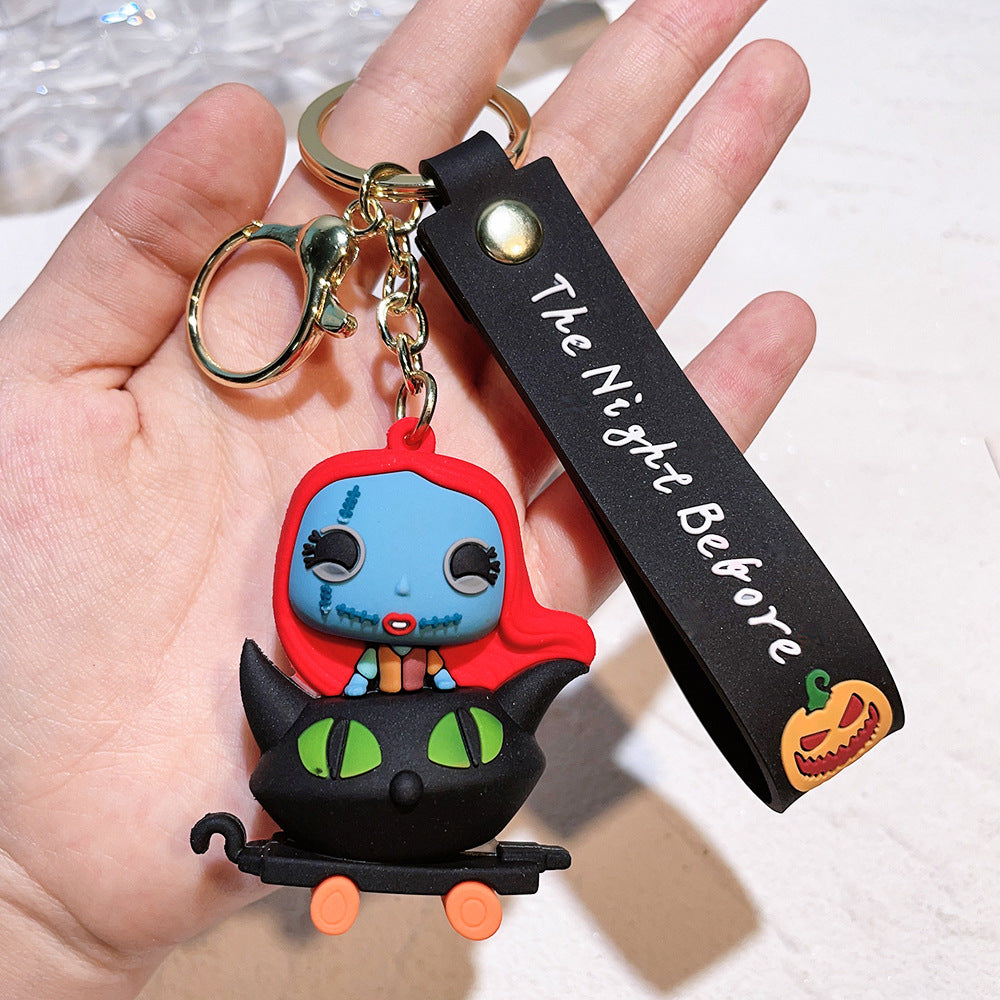 PVC Christmas Eve Scary Keychain  MYA-QiC016