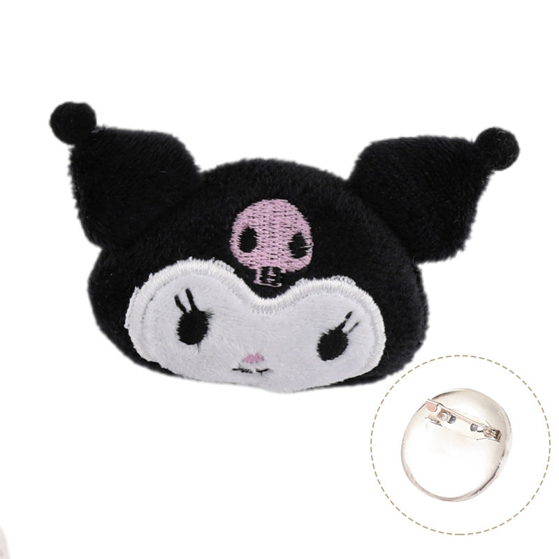 Plush cartoon cute little dog brooch MIC-ZhanY002