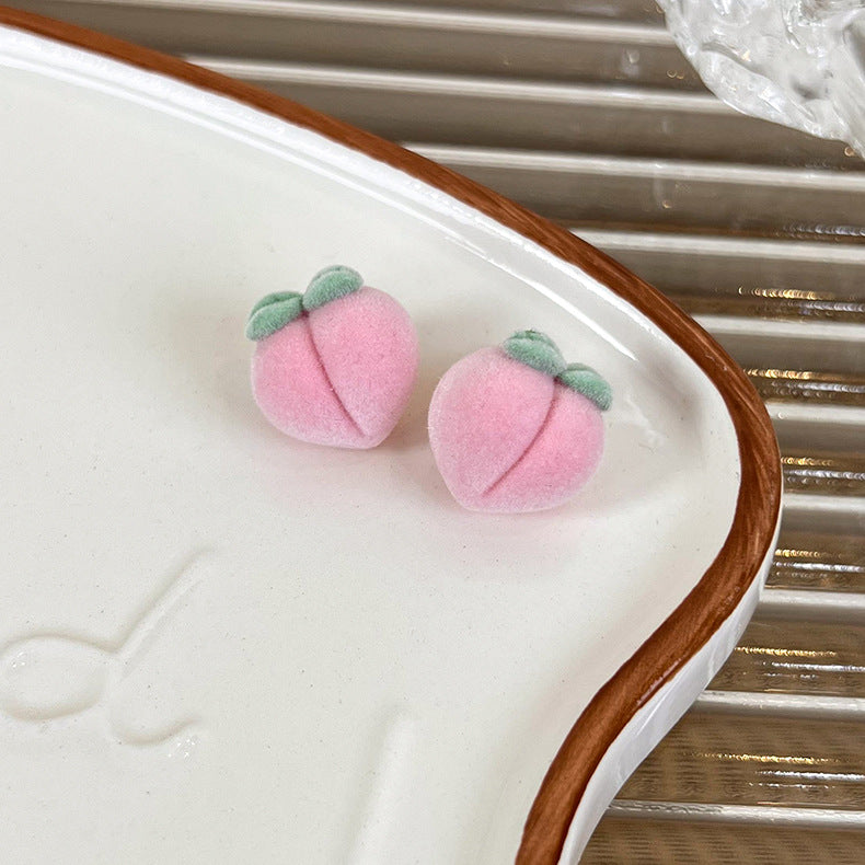 Alloy Sweet Plucked Fruit Earrings MIC-MiS021