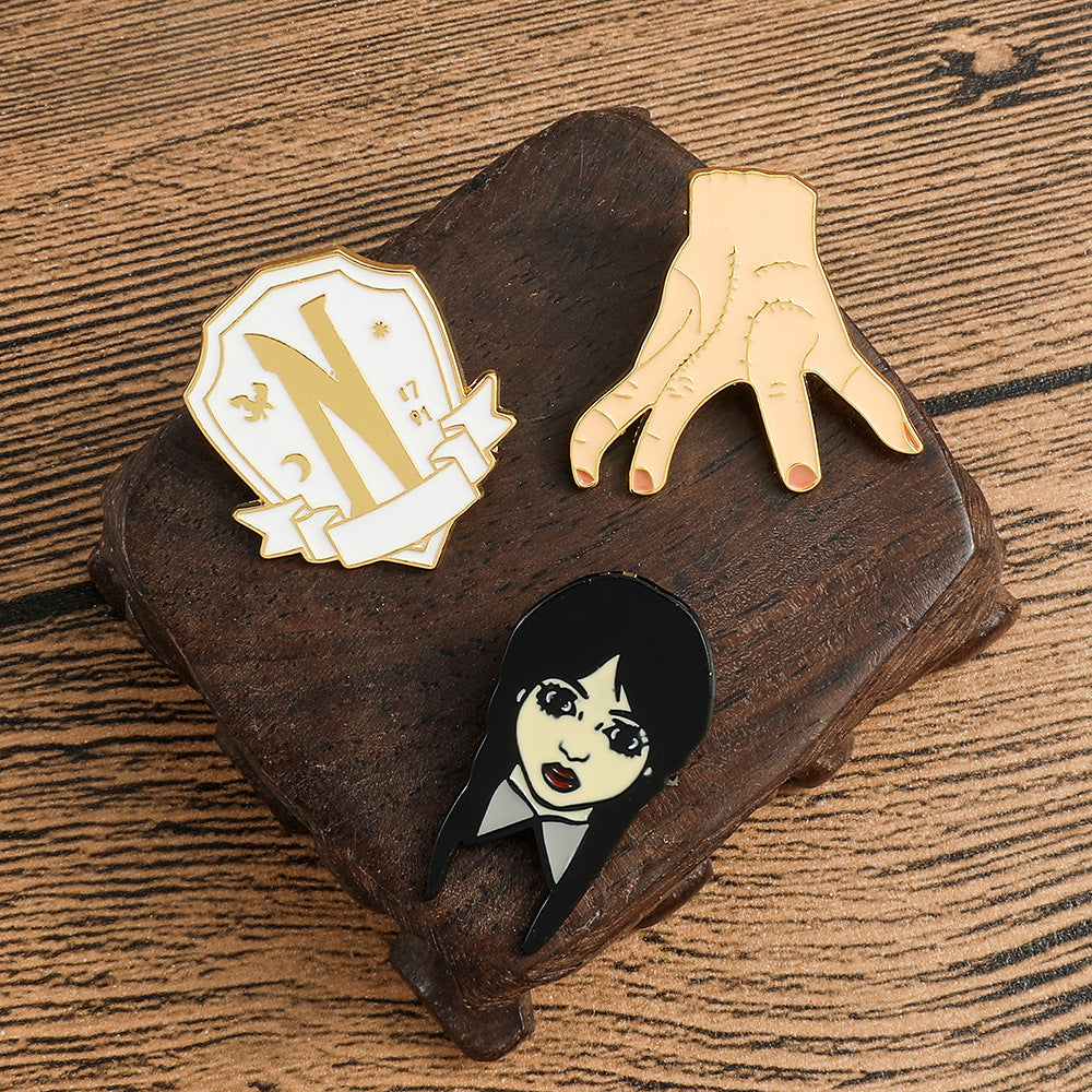 Alloy Adams character brooch (Minimo de compra 2) MIC-ZhuoL016