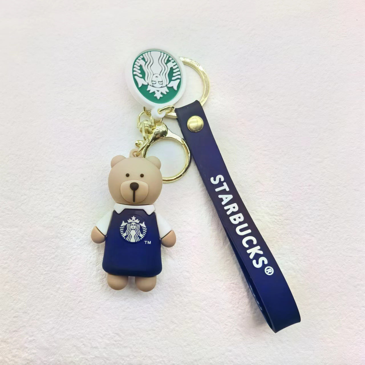 Keychains PVC Hardware Cute Cartoon Bear (M) Minimo de compra 2 LiangQ002