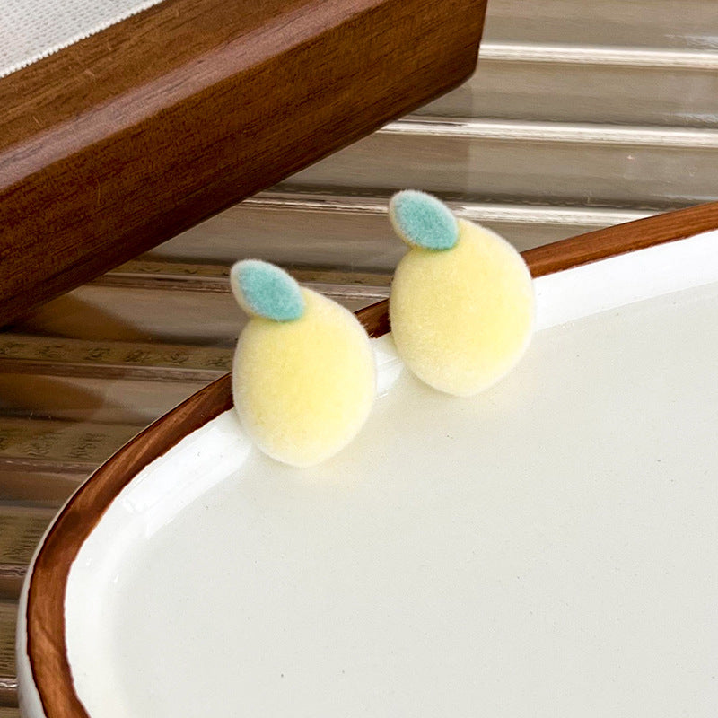 Alloy Sweet Plucked Fruit Earrings MIC-MiS021