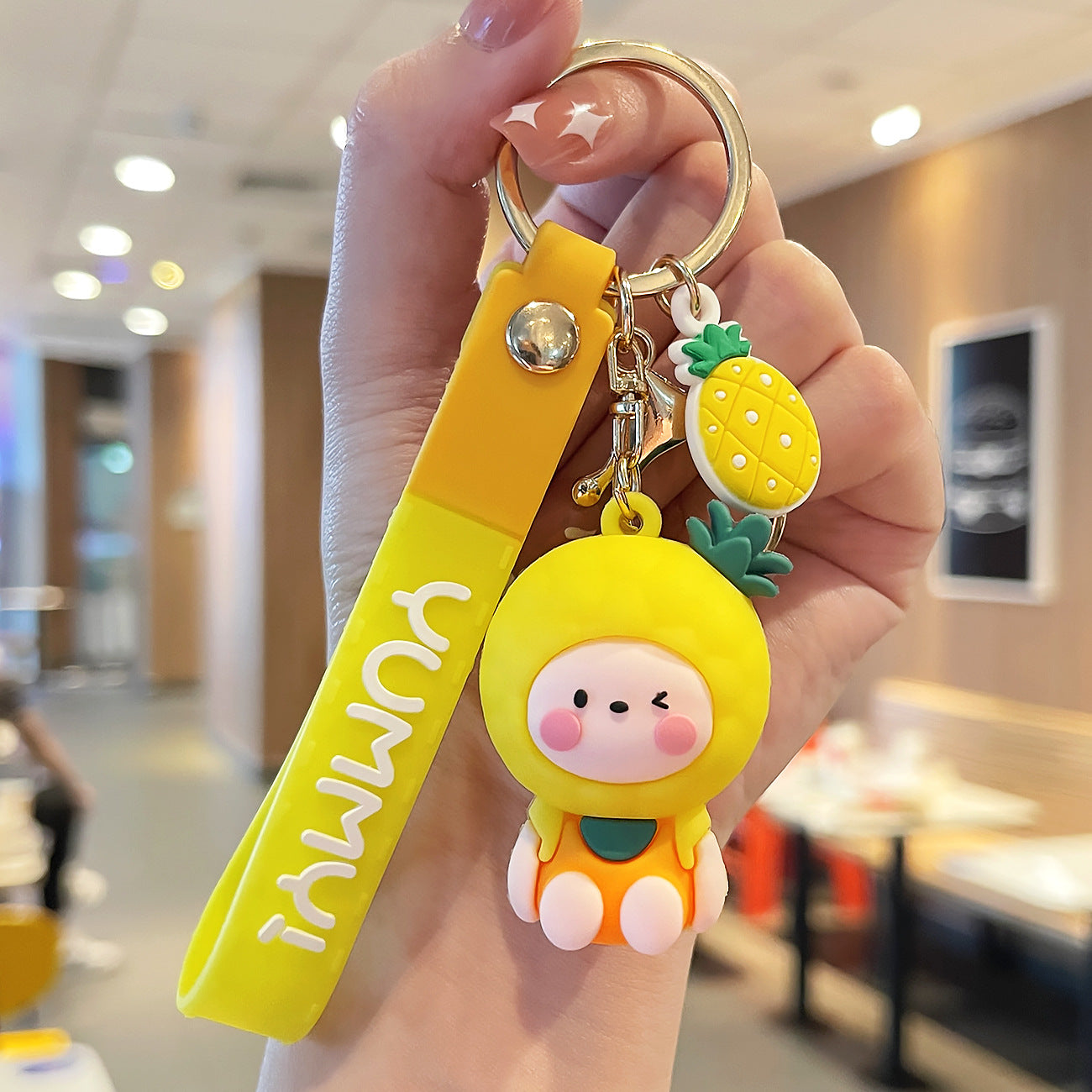 Keychains PVC Alloy Fruit Animal Cartoon(M) JKe002