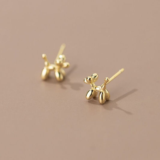 Alloy balloon dog earrings (Minimo de compra 2)  MIC-KSN003