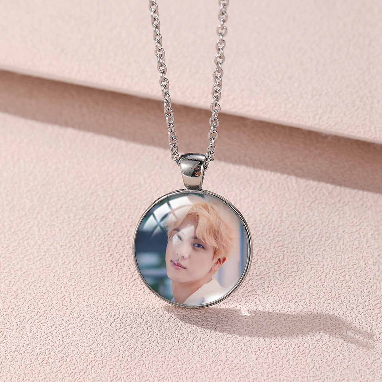 Alloy Time Gem Round Necklace MIC-XiangL031