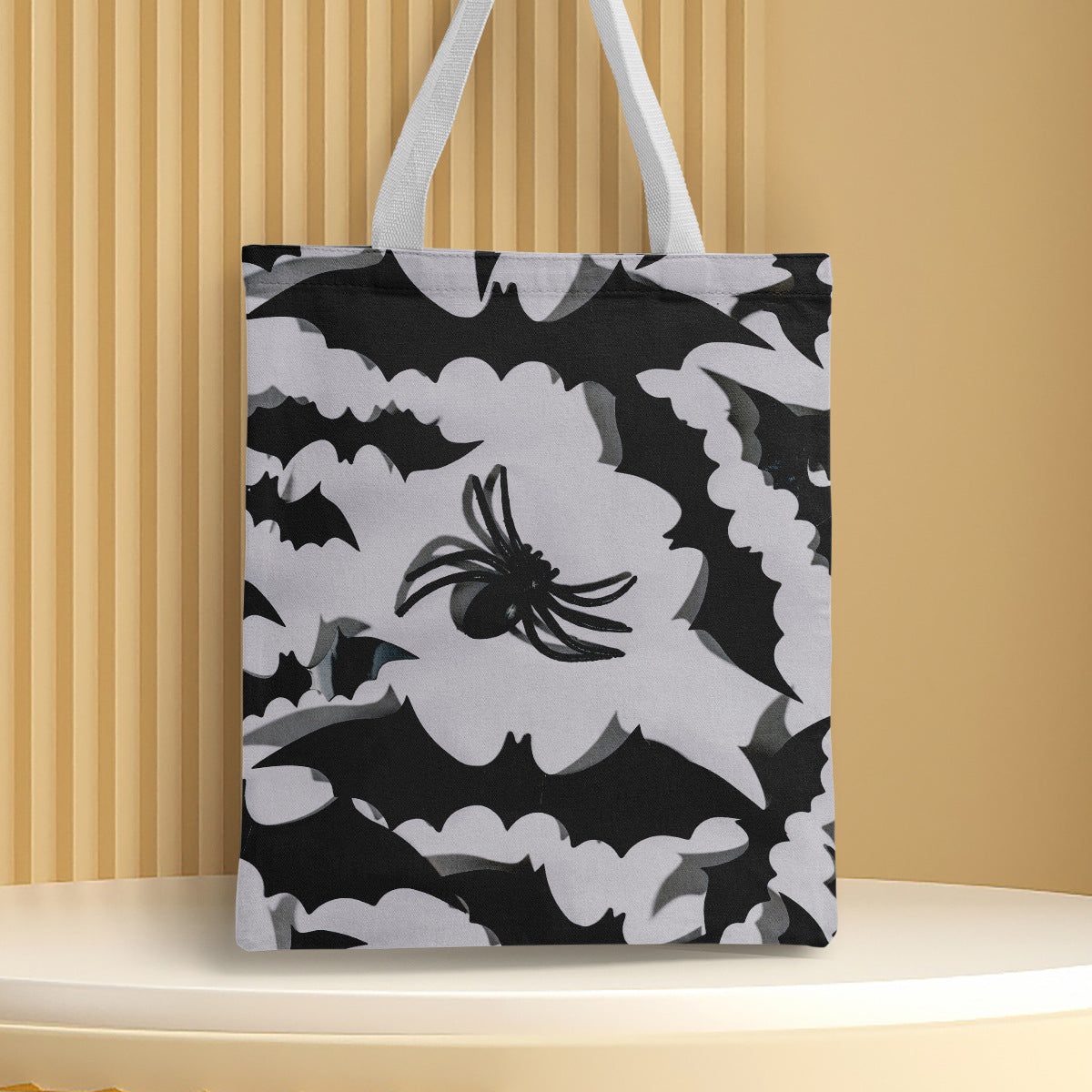 Polyester Halloween canvas shoulder bag (Minimo de Compra 2) MYA-QB007