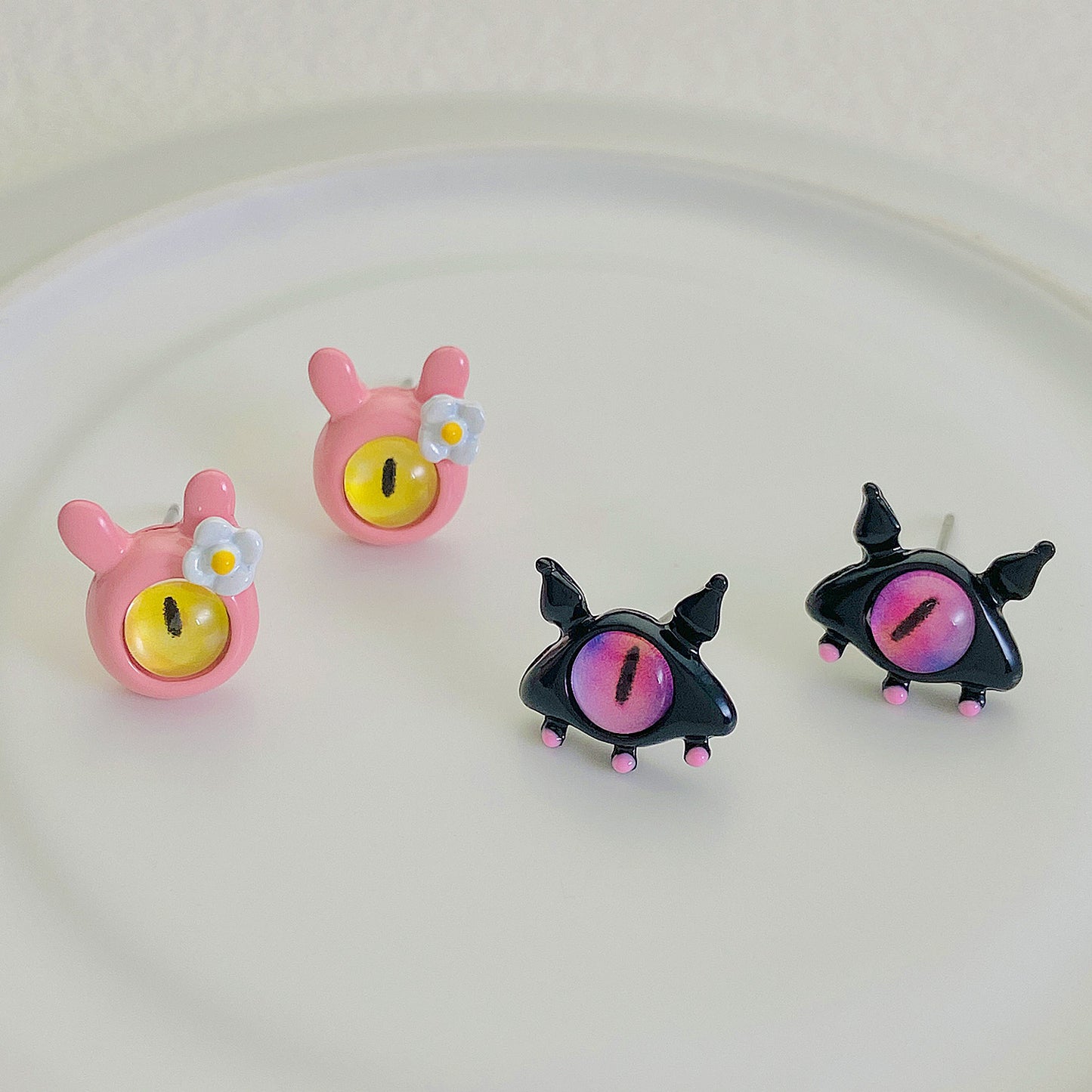 Alloy Cute Monster Earrings MIC-YiY007