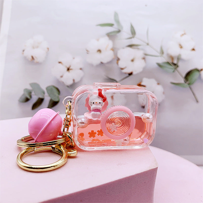 Keychains Acrylic Doll Baby Pendant Bottle MOQ≥2 DMF020