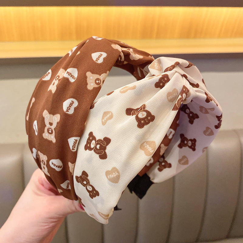 Milk coffee color head band Minimum order quantity ≥ 2 MIC-HaiY005