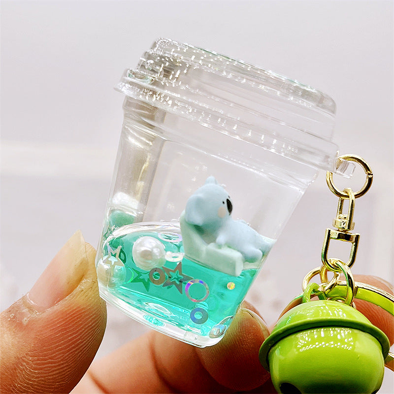 Keychains Acrylic Oil Into Sofa Doll Floating MOQ≥2 DMF031