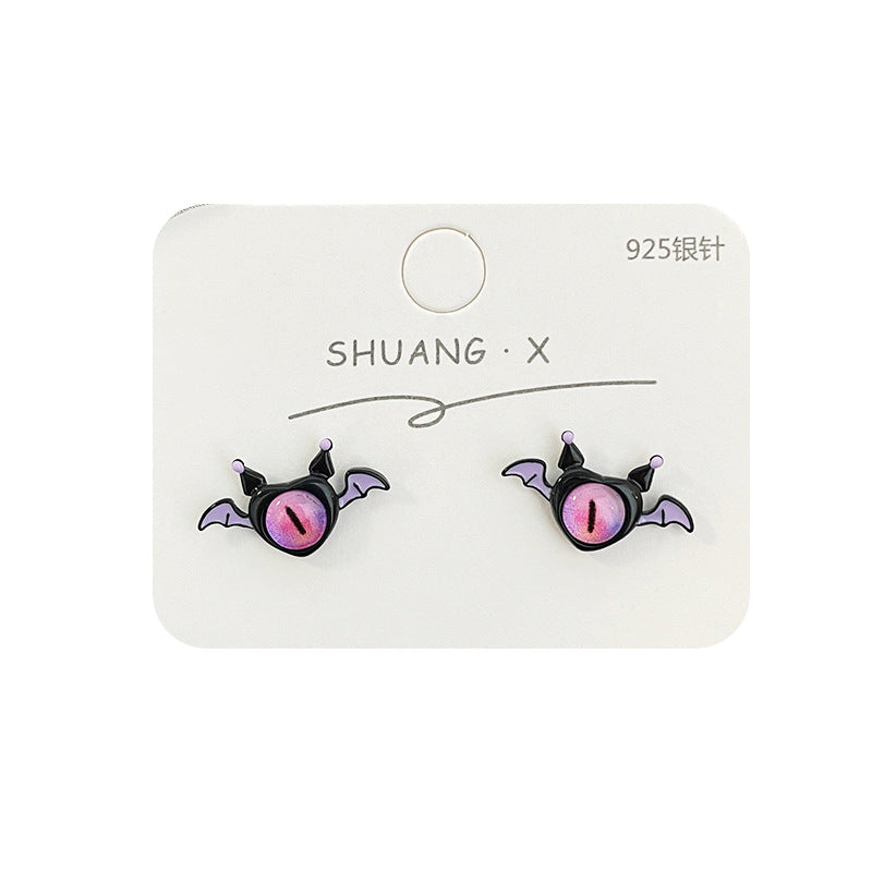 Alloy cartoon monster earrings (Minimo de Compra 2) MIC-ShuangX011