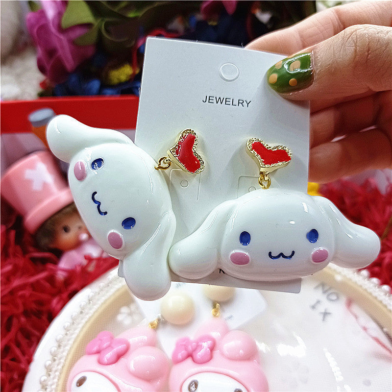 Earring Resin Cute Cartoon Stud Earrings (S) WaiWai004